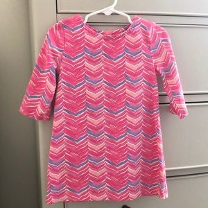 Girls watercolor whale tale dress 2T